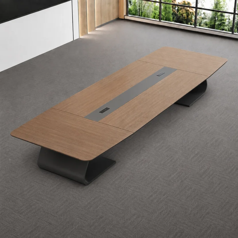 Simple Modern Conference Table for Office – Large Meeting Desk