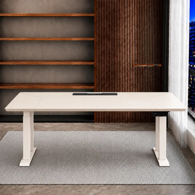 Electric Sit Stand Conference Table — Height Adjustable Desk for Productive Meetings