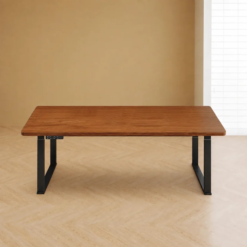 Adjustable Height Conference Table – Modern Minimalist Long Workstation
