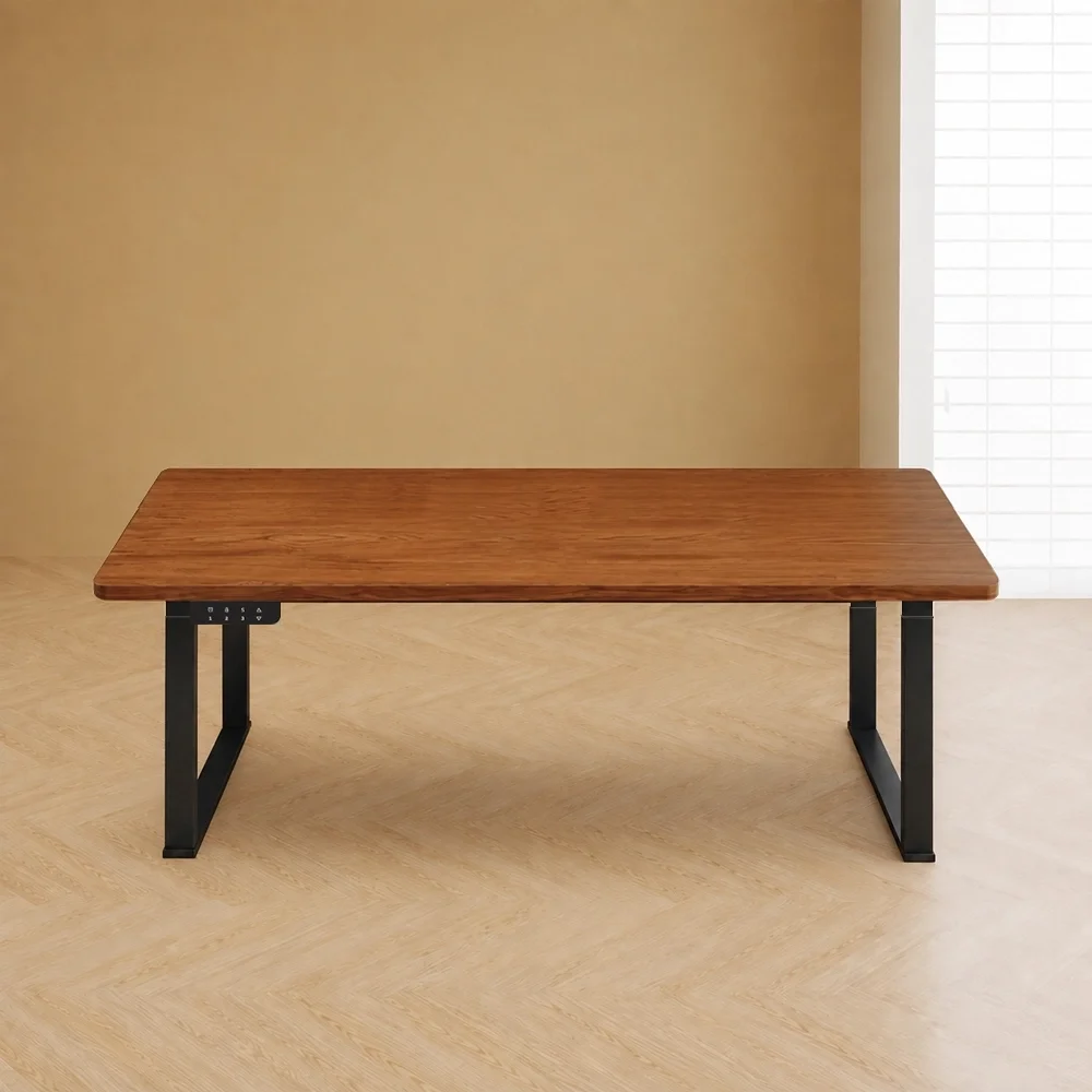 Adjustable Height Conference Table – Modern Minimalist Long Workstation
