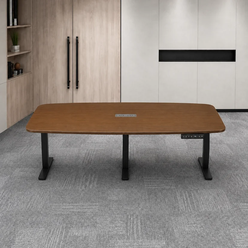 Premium Electric Lift Conference Table – Quiet Stable for Agile Workplaces