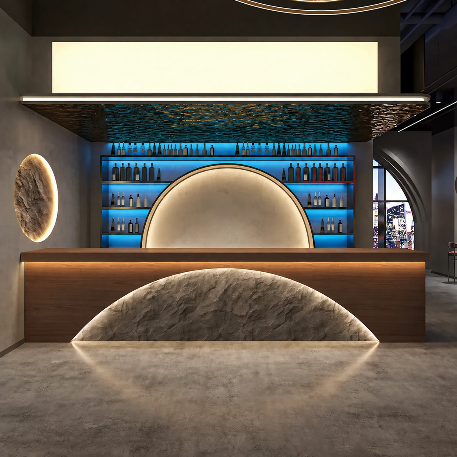 Modern Stylish Reception Desk for Hospitality and Lounge Spaces – Maoters