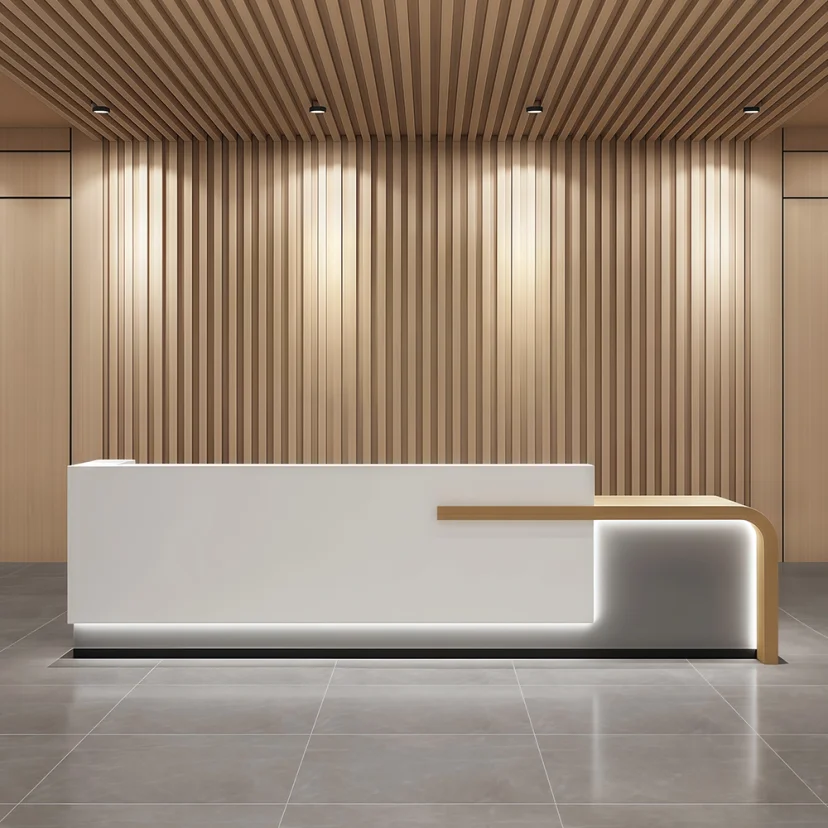 Modern Reception Desks – Office, Hotel & School Front Counter