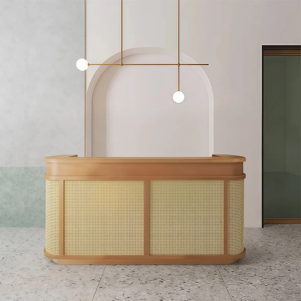 Boutique Inn Reception Desk – Tea House & Wellness Spa Counter