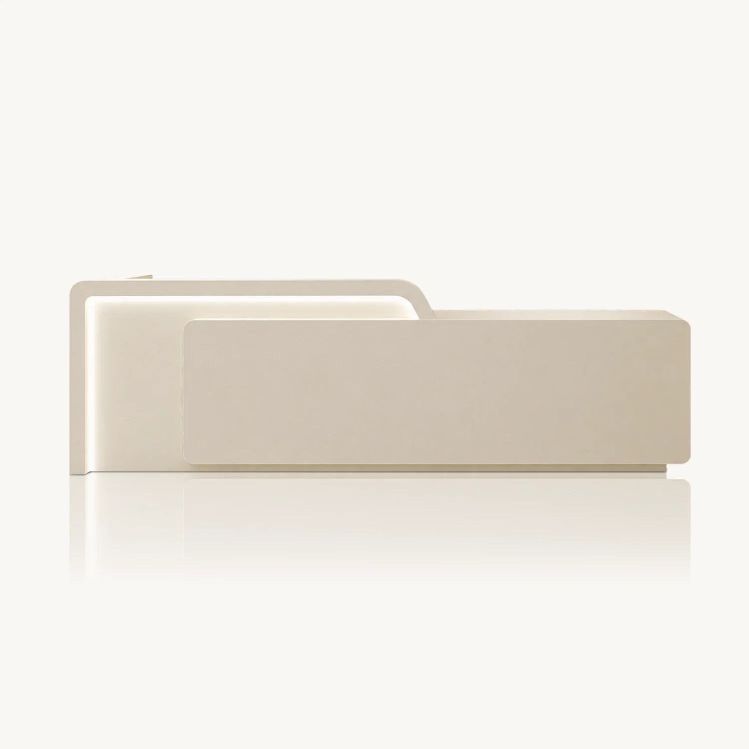 Layered Light Strip Front Desk - Maoters