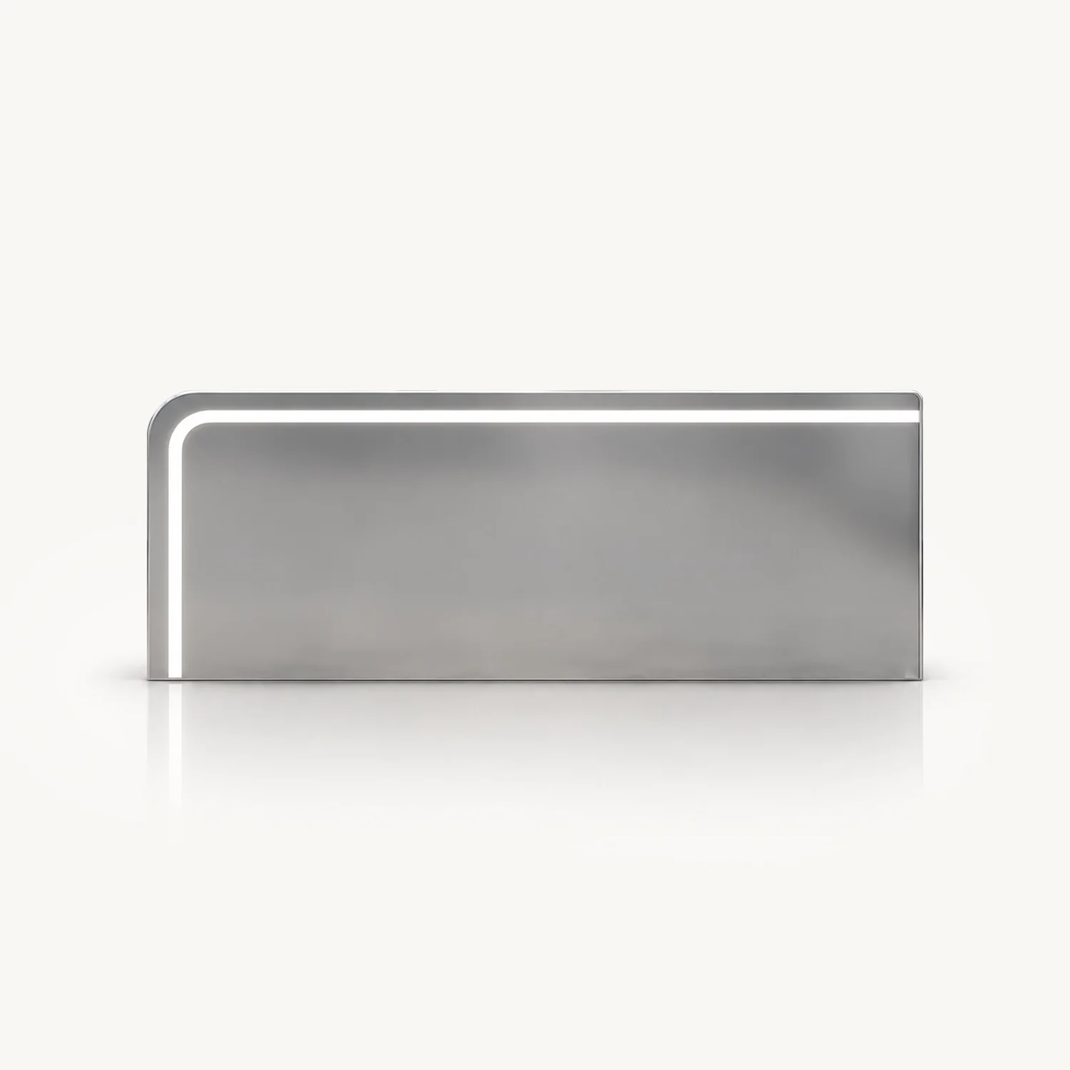 Metallic LED Reception Desk - Maoters