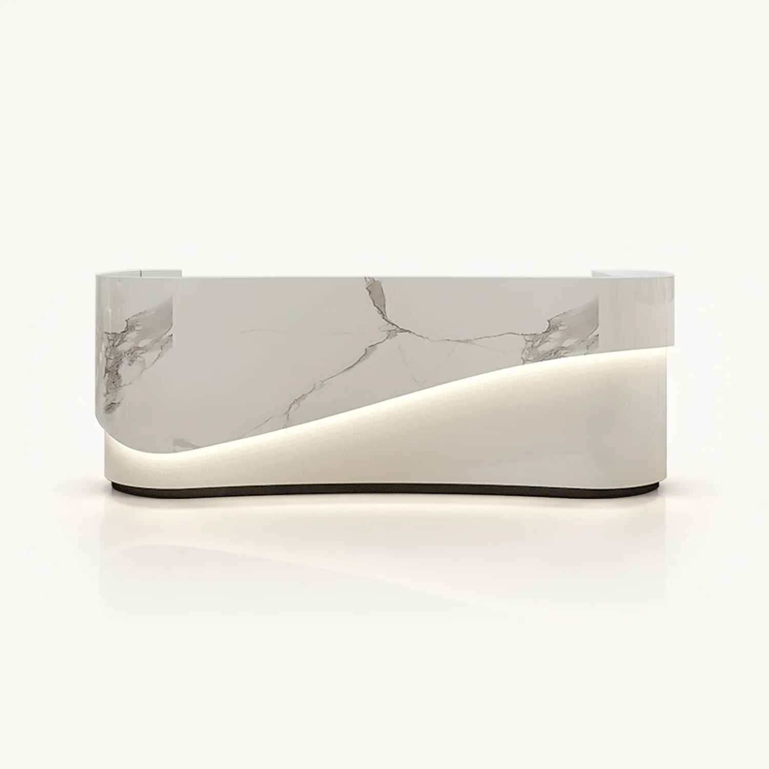 Light Luxury Salon Reception Desk - Maoters