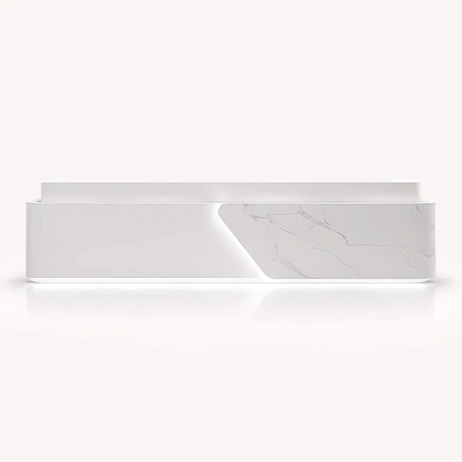 Modern LED Corporate Lobby Reception Desk – Maoters
