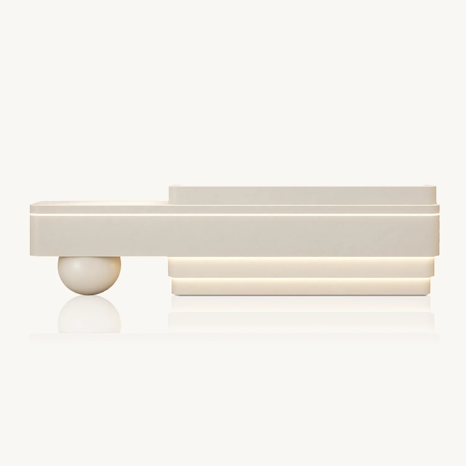 Modern Lacquer Reception Desk – Hotel & Boutique Counter