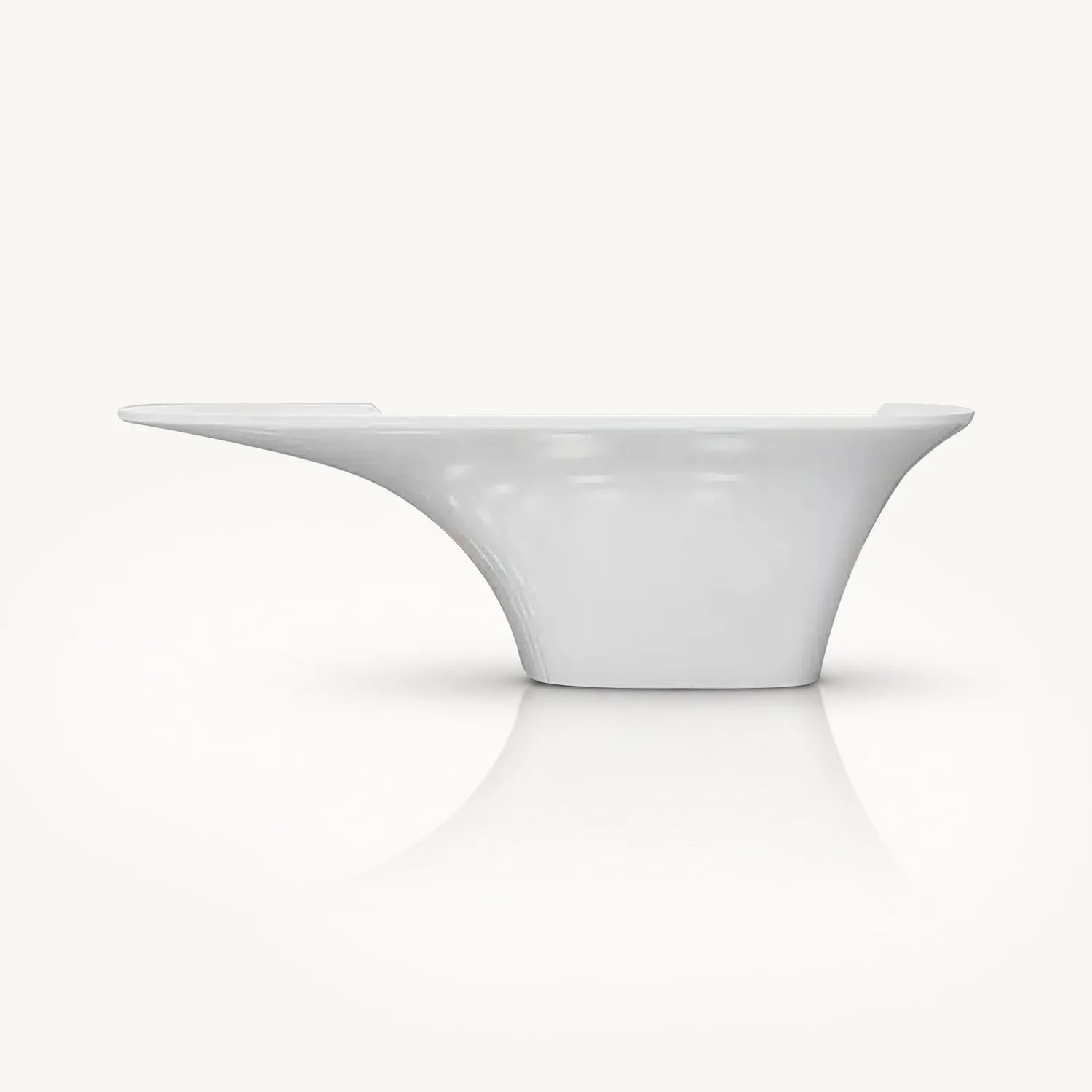 Unique Flared Curved Reception Desk - Maoters