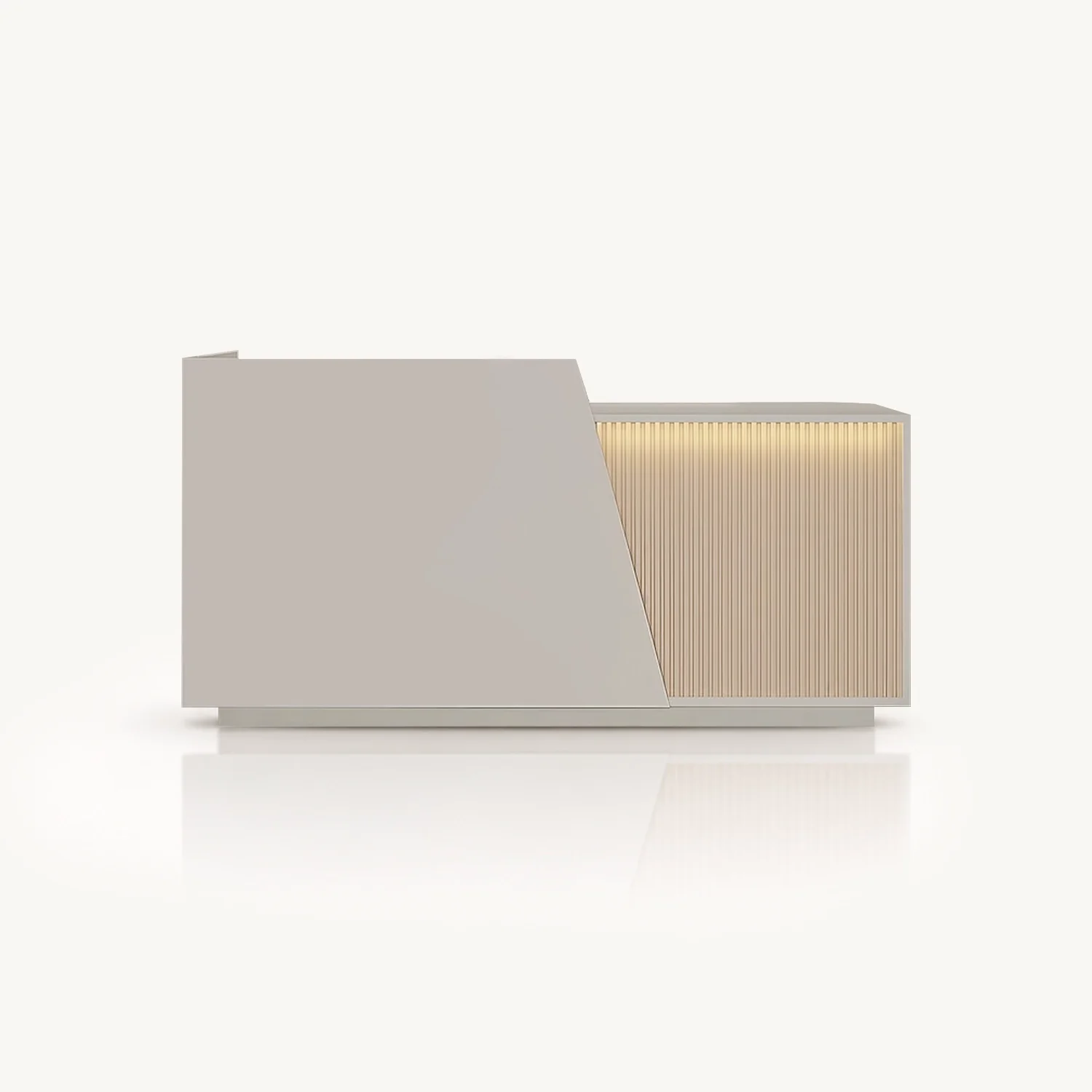 Warm LED Reception Desk - Maoters