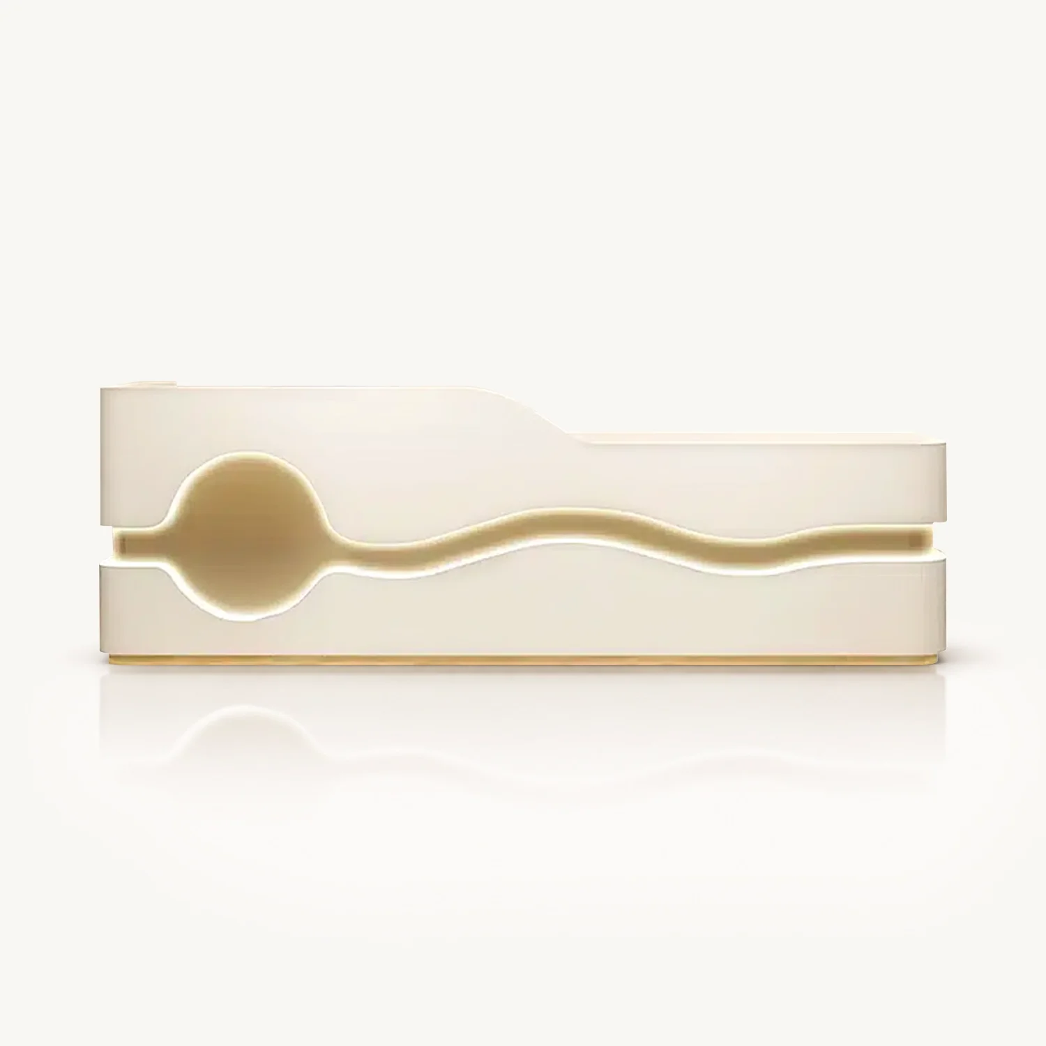 Curve Recessed Light Front Desk - Maoters