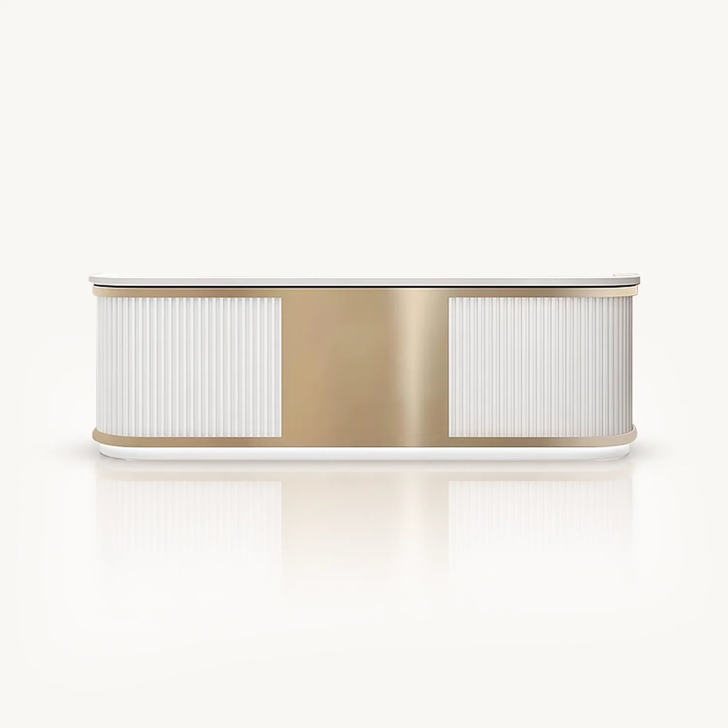 Luxury Salon Curved Reception Desk - Maoters