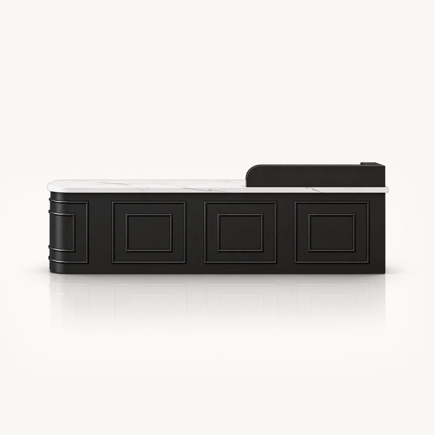 Hotel Reception Desk with Curved End - Maoters
