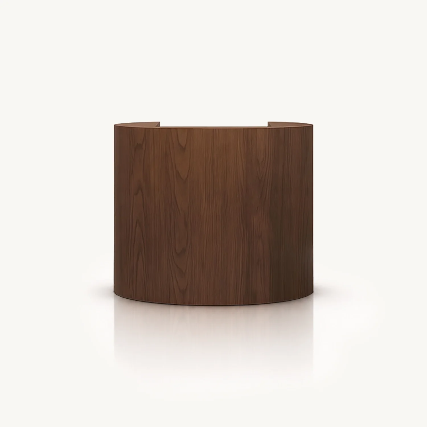 Round Wooden Reception Desk for Boutiques - Maoters