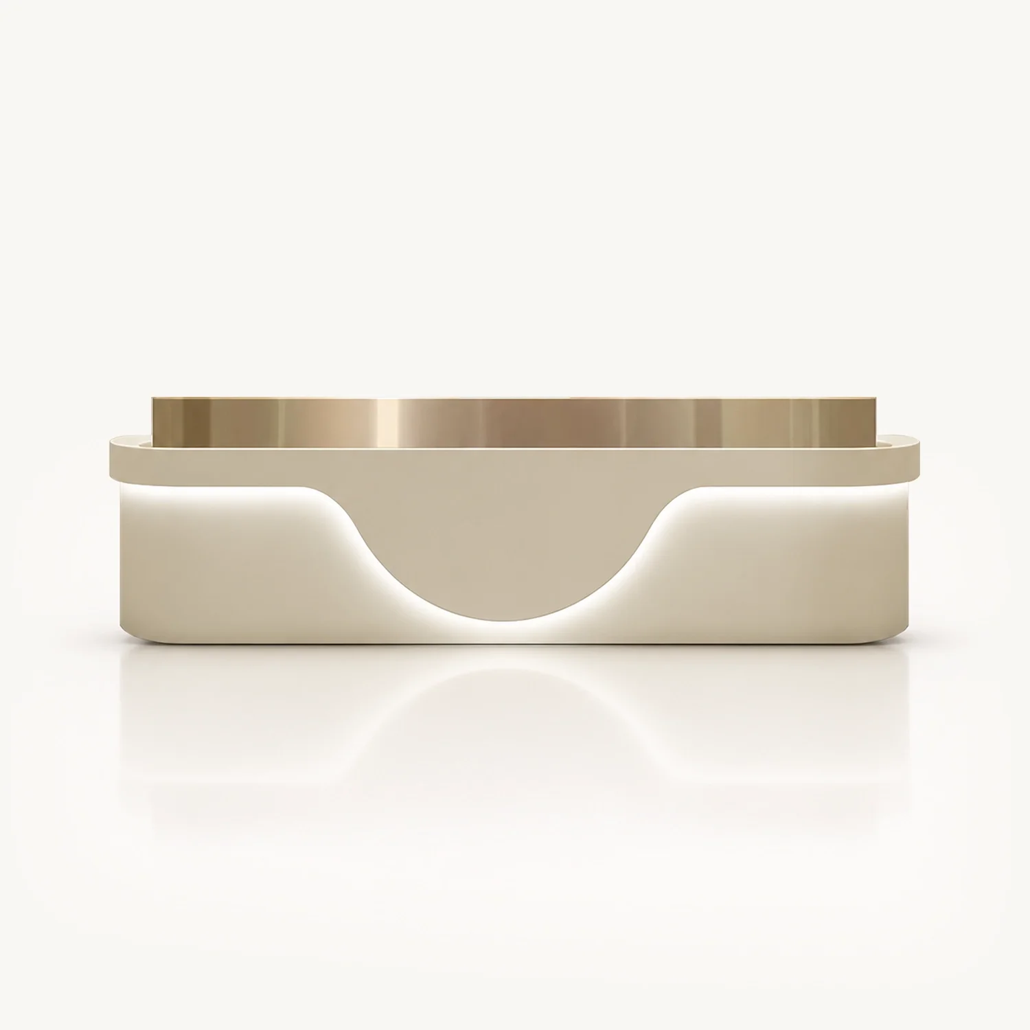 Modern Minimalist Beauty Salon Reception Desk