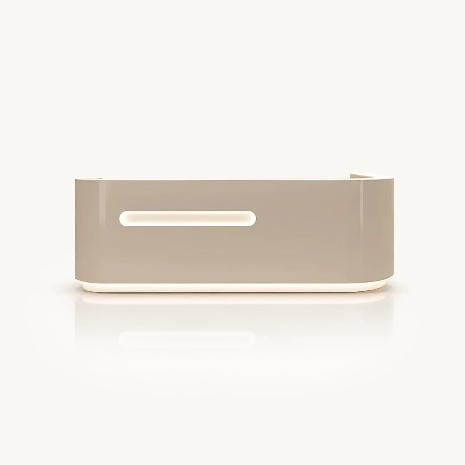 Luxury Modern Reception Desk with LED Accent Corporate Offices - Maoters