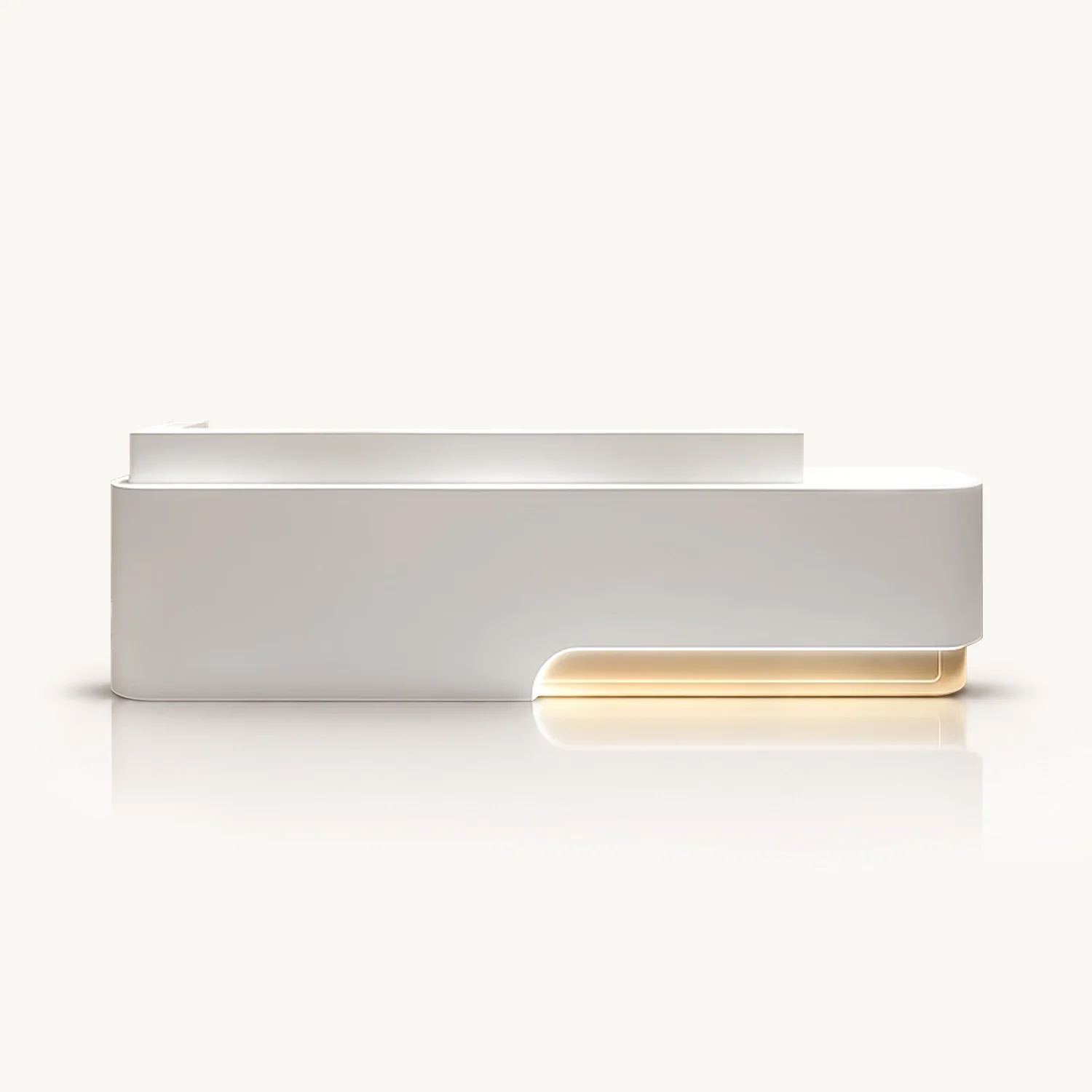 Modern Fashion White Reception Desk - Maoters
