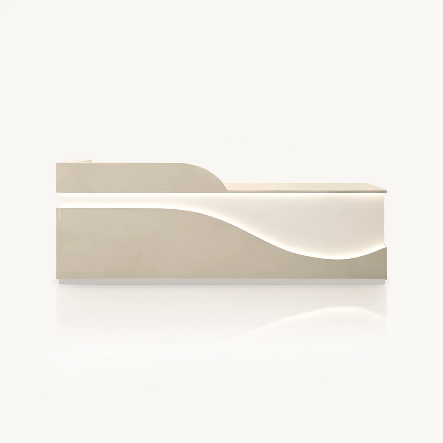 Light Luxury Elegant Reception Desk - Maoters