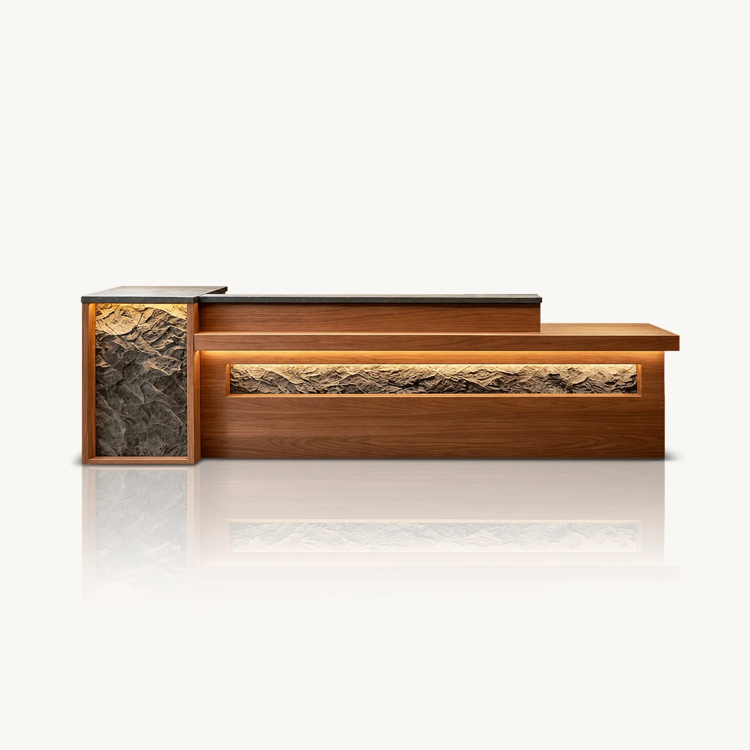 Luxury Reception Desk Suitable for High-End Office Spaces - Maoters