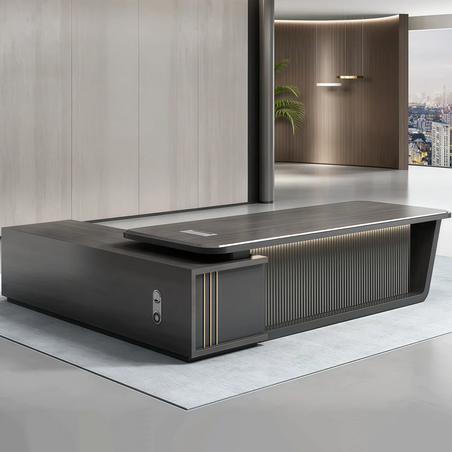 Modern Executive Office Desk for Corporate Office Spaces - Maoters