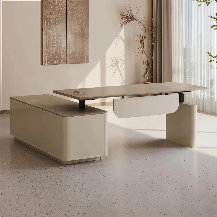 Adjustable Height Simple Executive Desk for Office Furniture