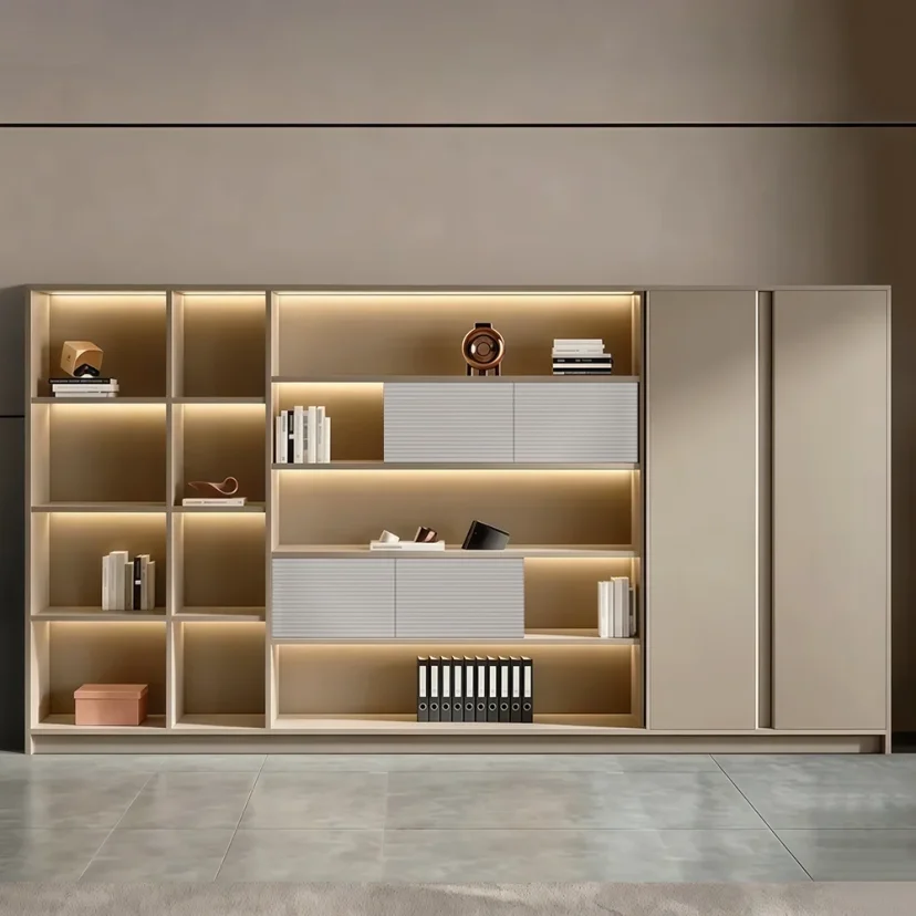 Asymmetric Grid File Cabinet for Workplace - Maoters