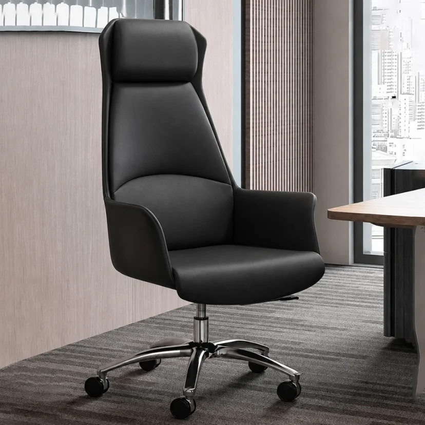 Ergonomic Swivel Leather Executive Chair