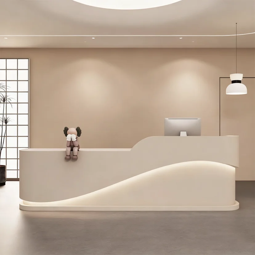 Modern Cashier Counter – Reception Desk For Boutique