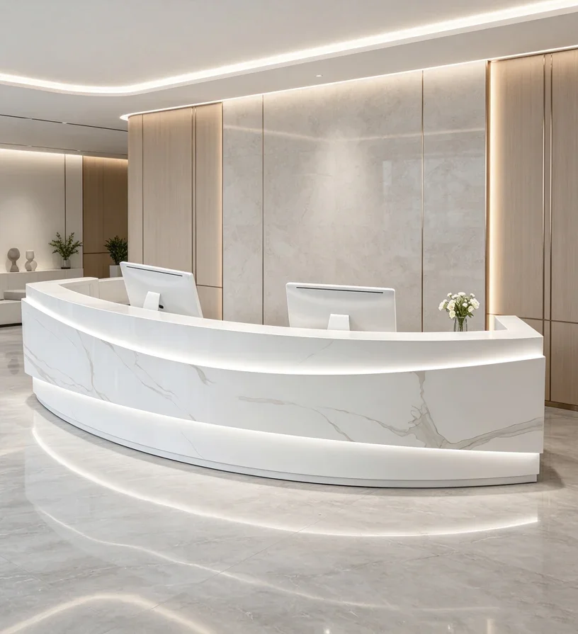 Curved Reception Desks