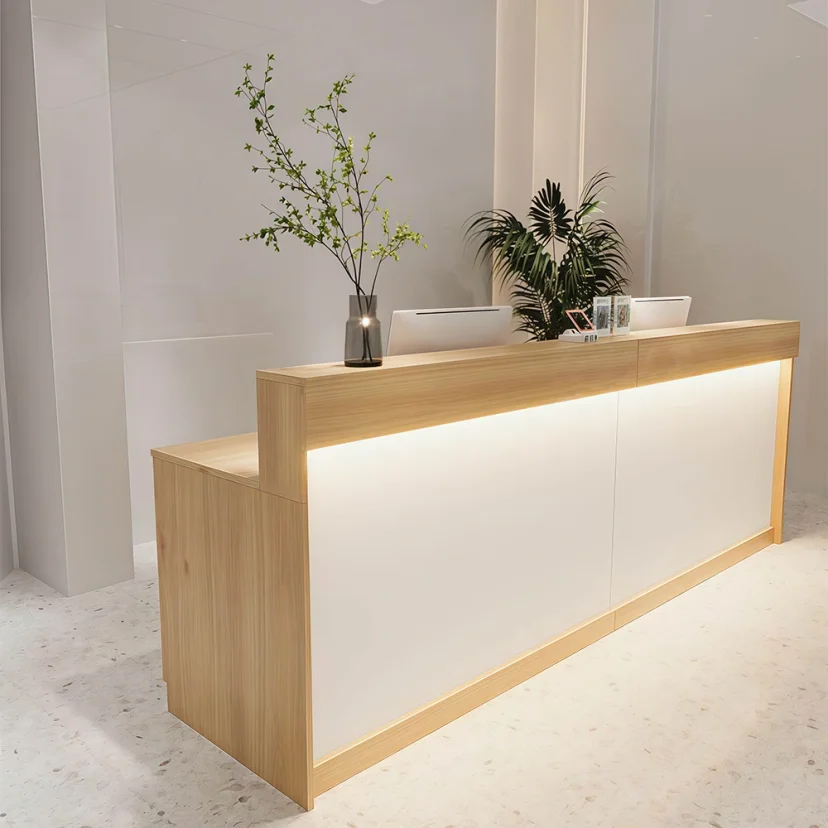 Modern Minimalist Reception Desk - Maoters