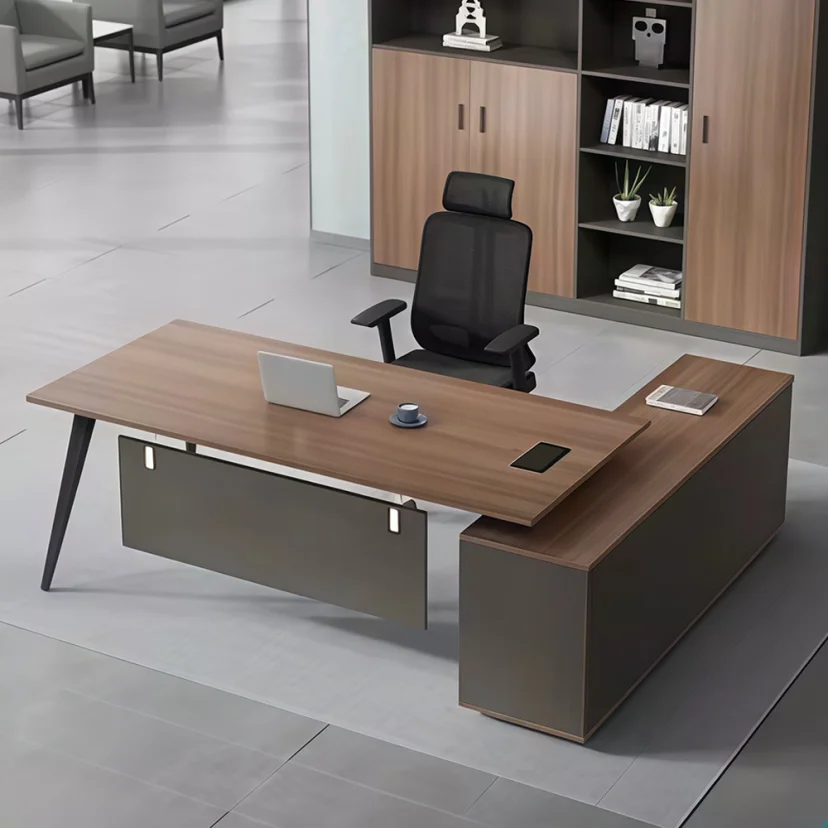 L-Shaped Executive Manager Desk - Maoters