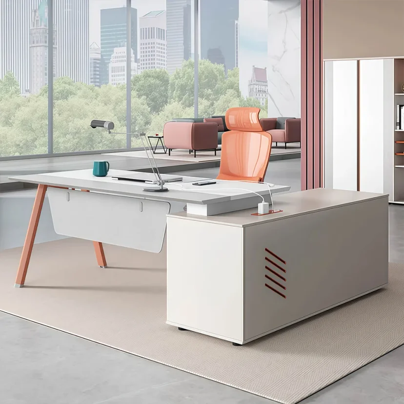 Simple Modern Large Executive Desk - Maoters