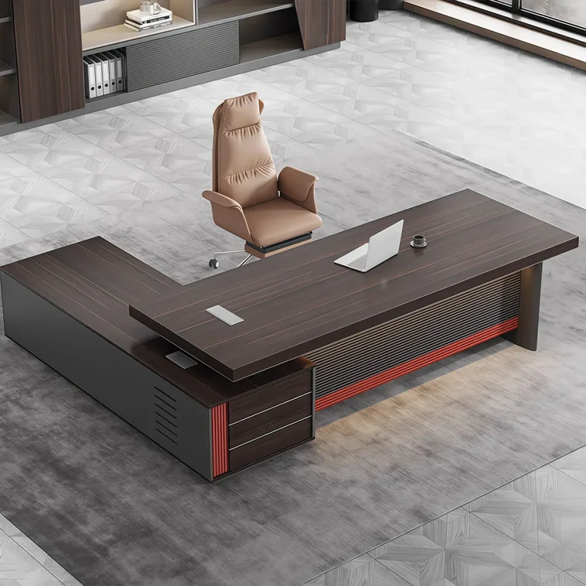 Sleek Modern Executive Desk – Maoters