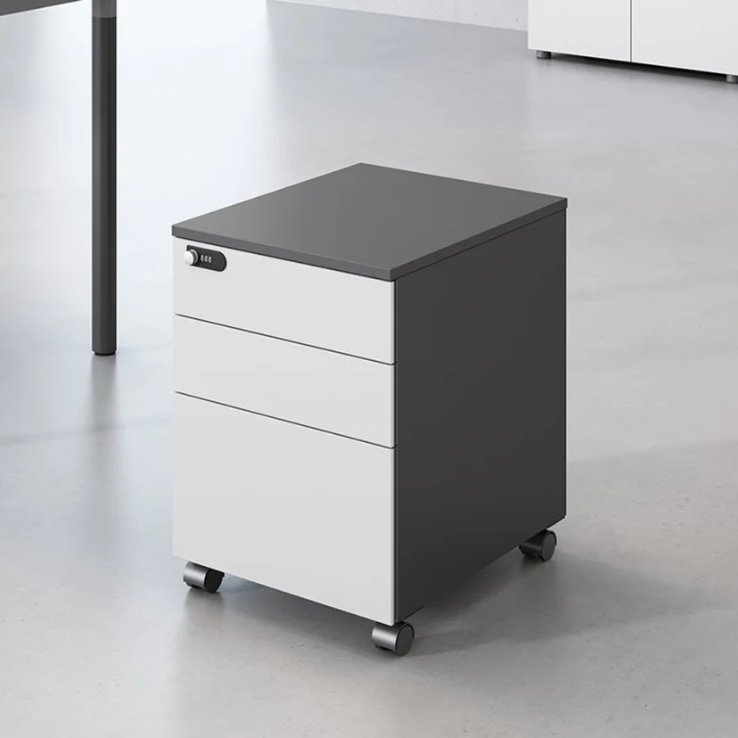 Under Desk Rolling Office File Cabinet - Maoters