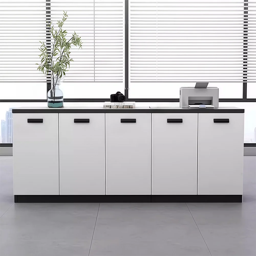 Modern Office Storage Credenza Cabinet with Doors - Maoters
