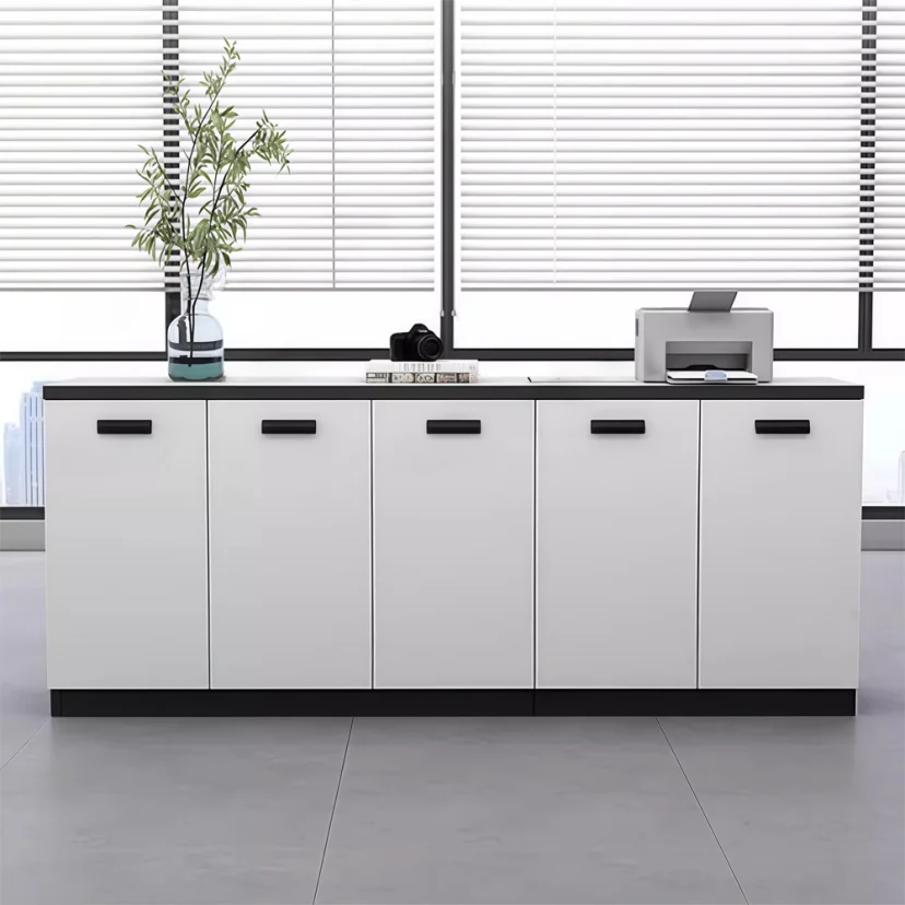 Modern Office Storage Credenza Cabinet with Doors - Maoters