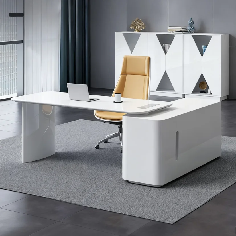 Office Contemporary Sleek Executive Desk - Maoters