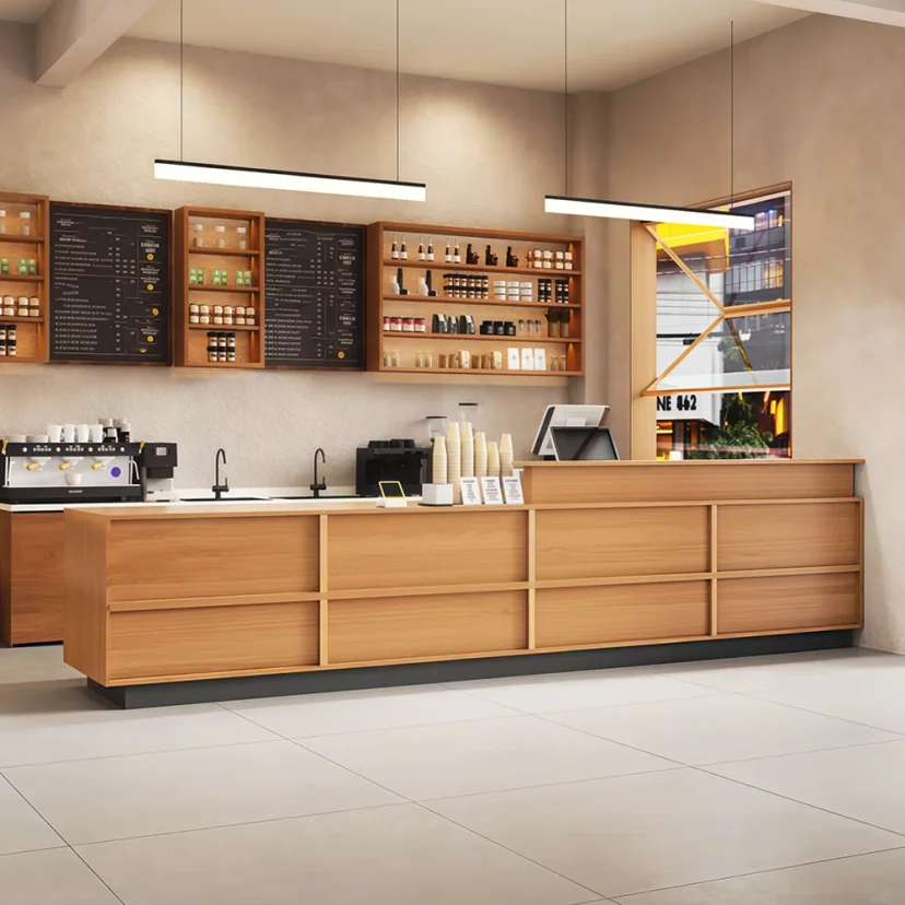 Wooden Counter for Coffee Shop - Maoters
