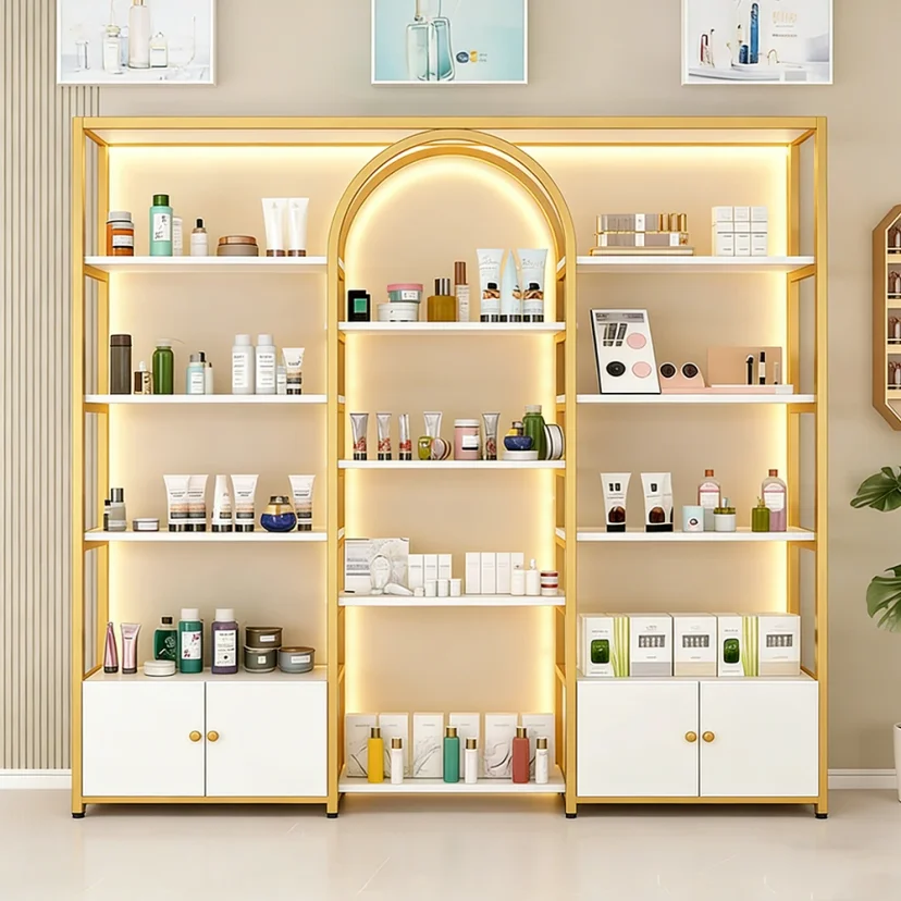 Professional Tiered Shelf for Beauty Salon Display