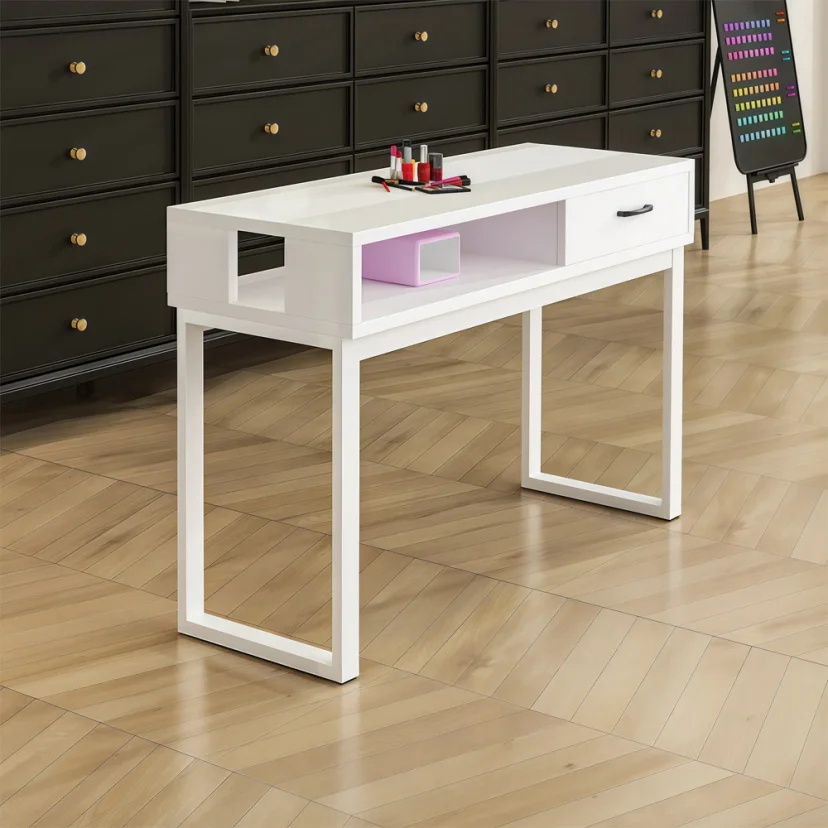 Retro Japanese Manicure Desk with Drawers