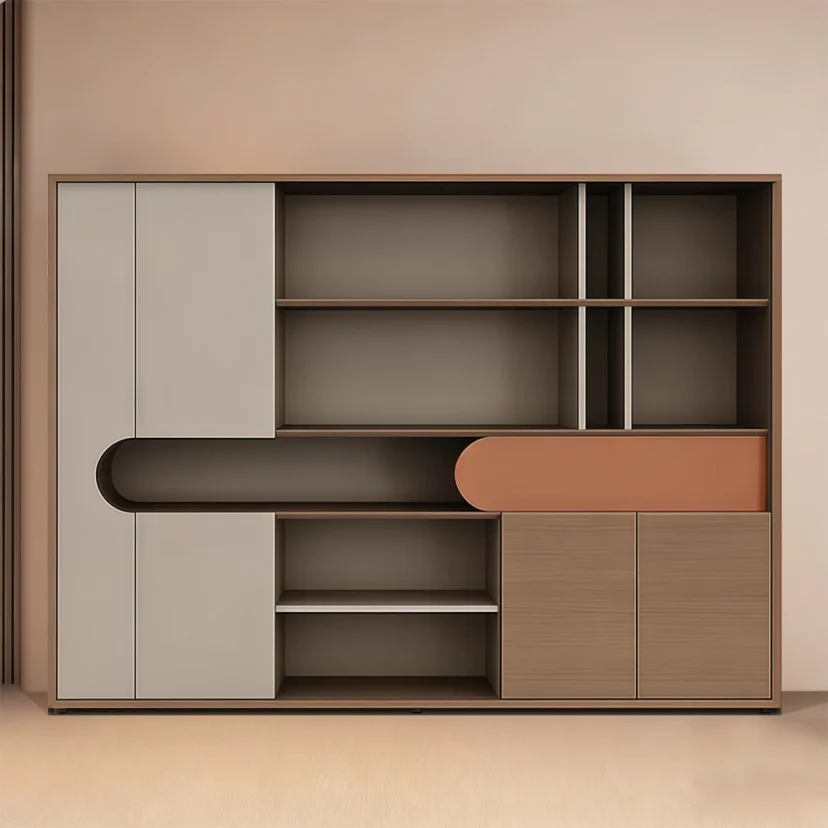 Minimal Office Geometric Storage Cabinet - Maoters