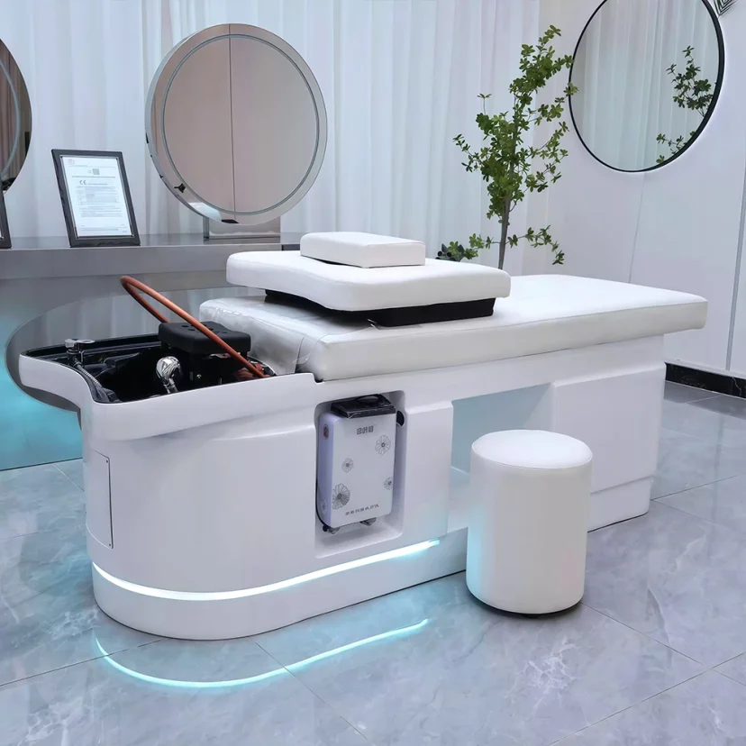 High-End Fiberglass Shampoo Bed, Suitable for Salons