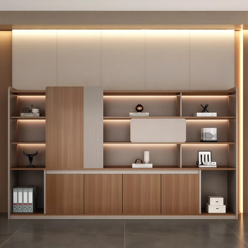 Office Open Shelf Book Cabinet - Maoters