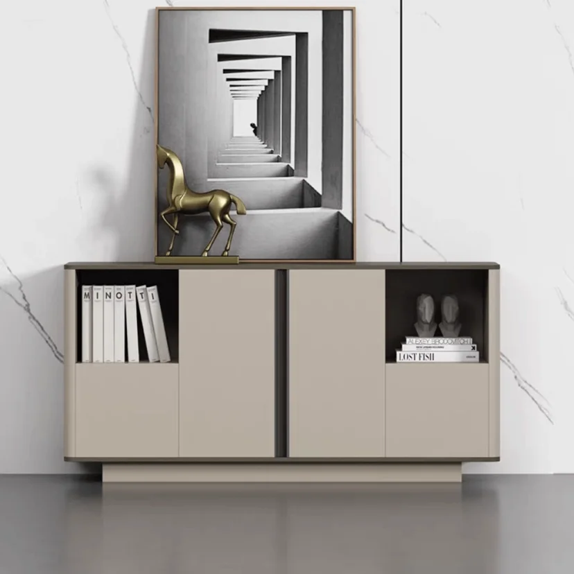 Compact Modern Low Wooden Cabinet - Maoters