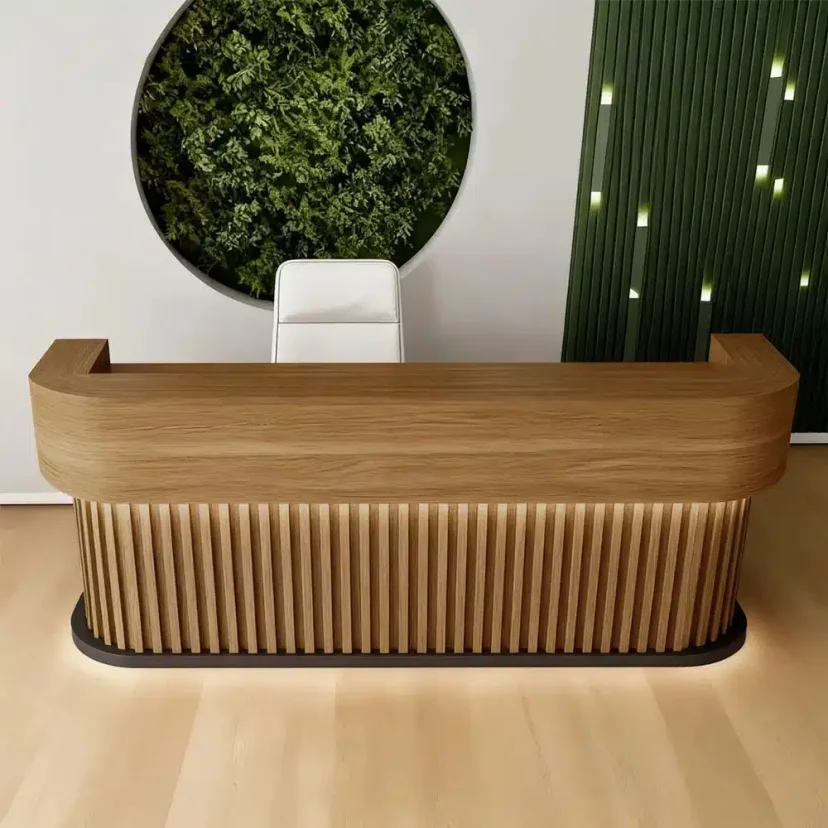Chic Minimalist Reception Desk – Maoters
