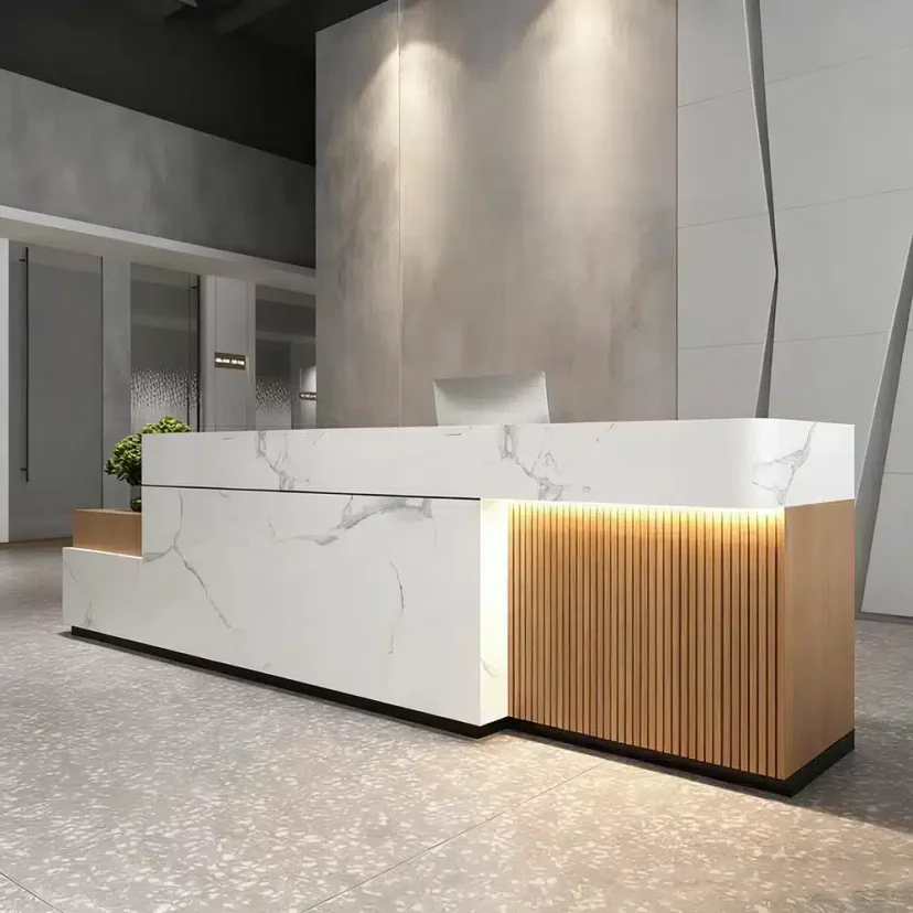 Modern Luxury Lobby Reception Desk - Maoters