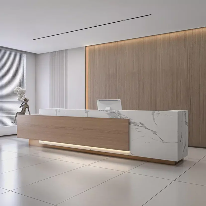 Contemporary Reception Desk for Office Lobbies - Maoters