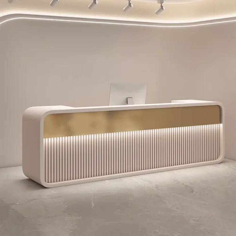 Modern Luxury Office Lobby Reception Desk - Maoters