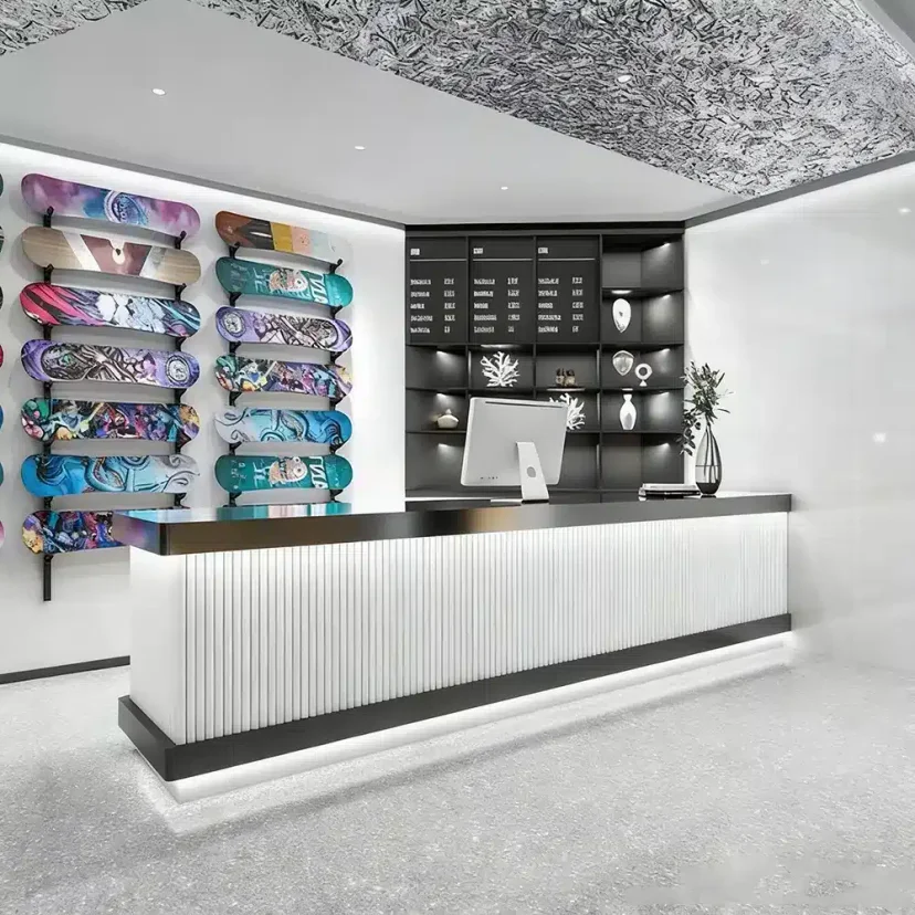 Modern Minimalist Reception Desk - Maoters